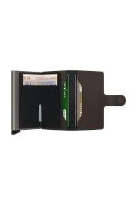 Secrid Miniwallet Matte Truffle - Mat Koyu/Kahverengi %100 Orjinal Avrupa Derisi Cüzdan