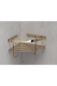 Banyo Duş Raf Sistemi Gold Renk 152X197X280 mm