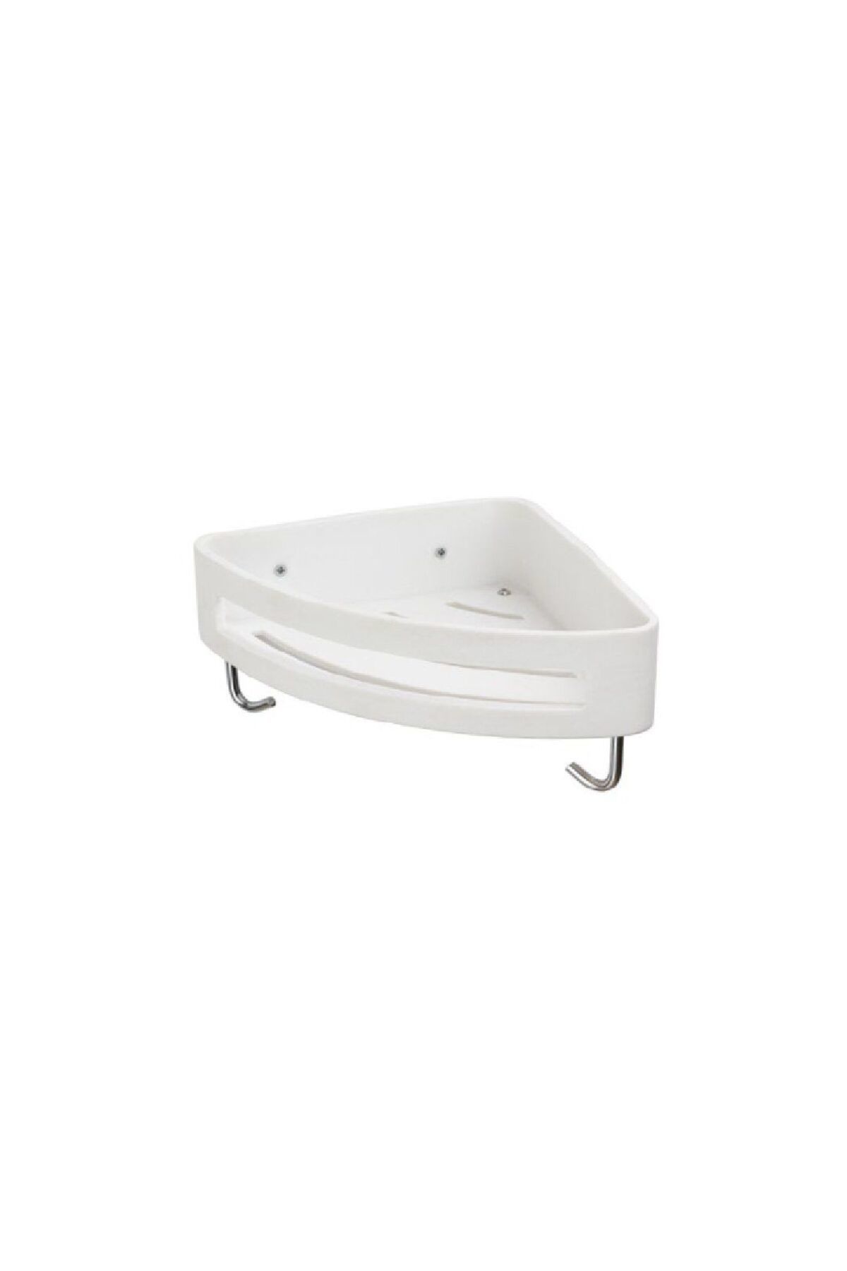 Banyo Duş Raf Sistemi Beyaz/Krom Renk 110X197X287 mm