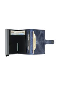 Secrid Miniwallet Vintage Blue, N/A - %100 Orjinal Avrupa Derisi Cüzdan