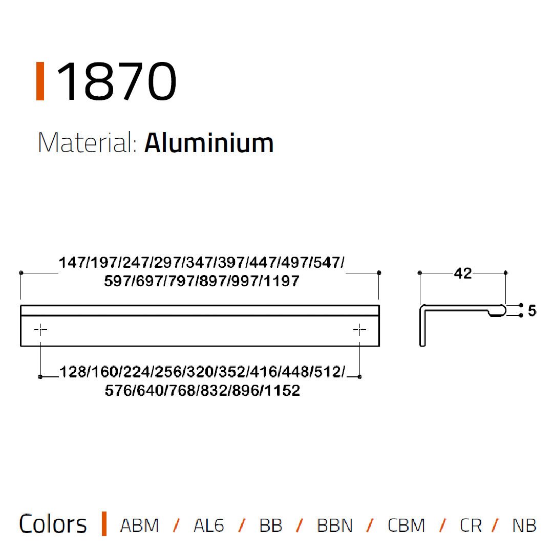 1870 ENTEGRE KULP KROM RENK