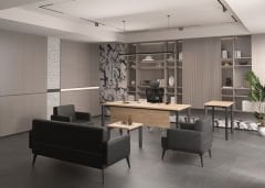 Akr Ofis Pyramid Çalışma Masası