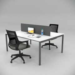 Akr Ofis  Ear İkili Çalışma Masası Workstation Beyaz