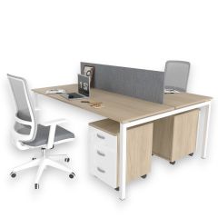 Akr Ofis Ear İkili Çalışma Masası Workstation