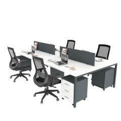 Akr Ofis Ear Dörtlü Workstation