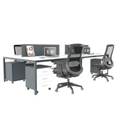 Akr Ofis Ear Dörtlü Workstation