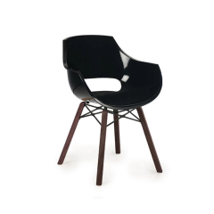 Akr Ofis Opal Wox (Iroko Leg) Sandalye