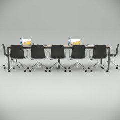 Akr Ofis  Ear Toplantı Masası  Orta Ayaklı (Yenice Meşe)