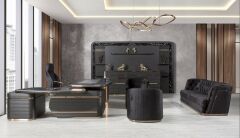 Akr Ofis Excelance Black Vip Makam Takımı