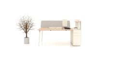Akr Ofis Pen İkili Workstation