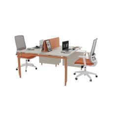 Akr Ofis Zoom Kesonlu İkili Workstation