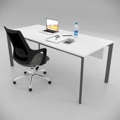 Akr Ofis Corner Çalışma Masası Beyaz