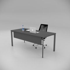 Akr Ofis Corner Çalışma Masası Antrasit