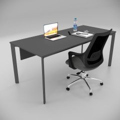 Akr Ofis Corner Çalışma Masası Antrasit