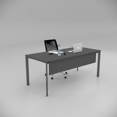 Akr Ofis Corner Çalışma Masası Antrasit