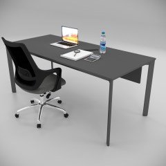 Akr Ofis Corner Çalışma Masası Antrasit