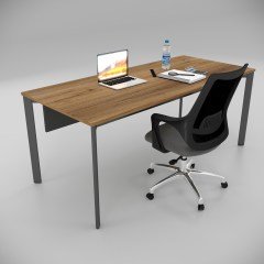 Akr Ofis Corner Çalışma Masası Ceviz