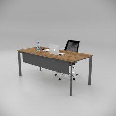 Akr Ofis Corner Çalışma Masası Ceviz