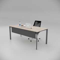 Akr Ofis Corner Çalışma Masası Meşe