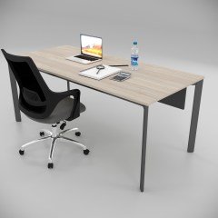 Akr Ofis Corner Çalışma Masası Meşe