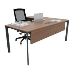Akr Ofis Corner Çalışma Masası Keson Etajerli