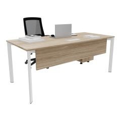 Akr Ofis Corner Ofis Çalışma Masası 80cm Alt Etajerli
