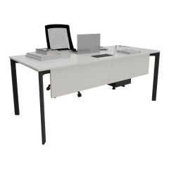 Akr Ofis Corner Ofis Çalışma Masası 80cm Alt Etajerli