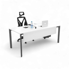 Akr Ofis Corner Ofis Çalışma Masası 80cm Alt Etajerli