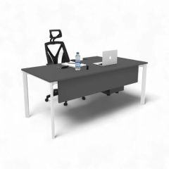 Akr Ofis Corner Ofis Çalışma Masası 80cm Alt Etajerli