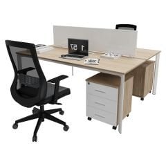 Akr Ofis  Corner İkili Çalışma Masası Workstation