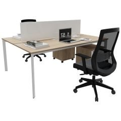 Akr Ofis  Corner İkili Çalışma Masası Workstation