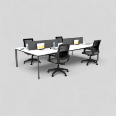 Akr Ofis  Corner Dörtlü Workstation