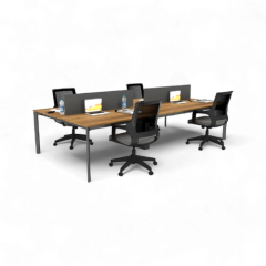 Akr Ofis  Corner Dörtlü Workstation