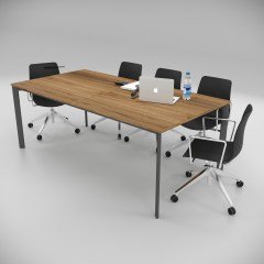 Akr Ofis  Corner Toplantı Masası Ceviz