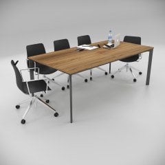 Akr Ofis  Corner Toplantı Masası Ceviz