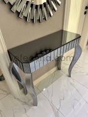 SİNDİRELLA-FÜME DRESUAR & PİYANO AYNA TAKIMI (*4 AYAKLI*)