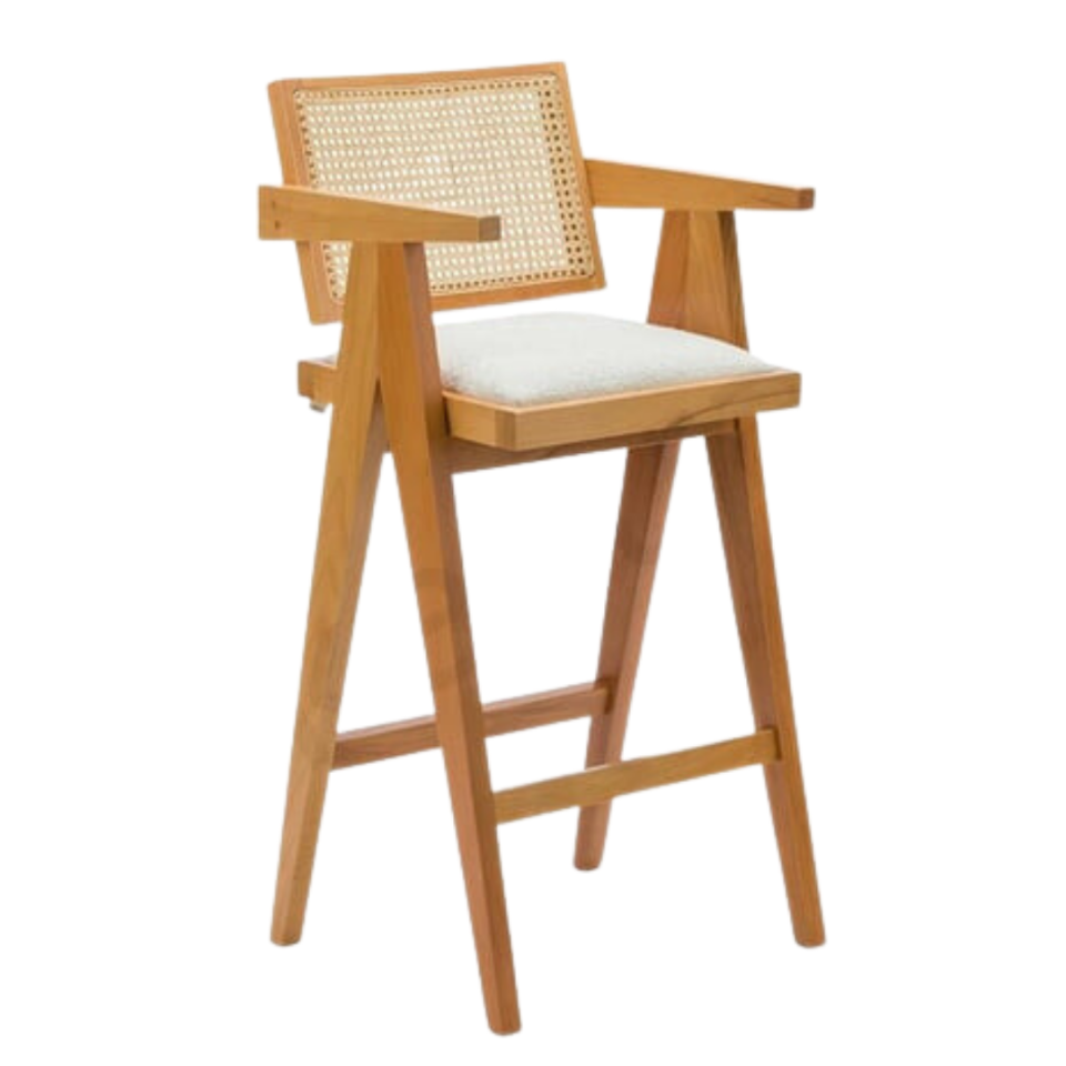 Tuib Ahşap Bar Sandalyesi