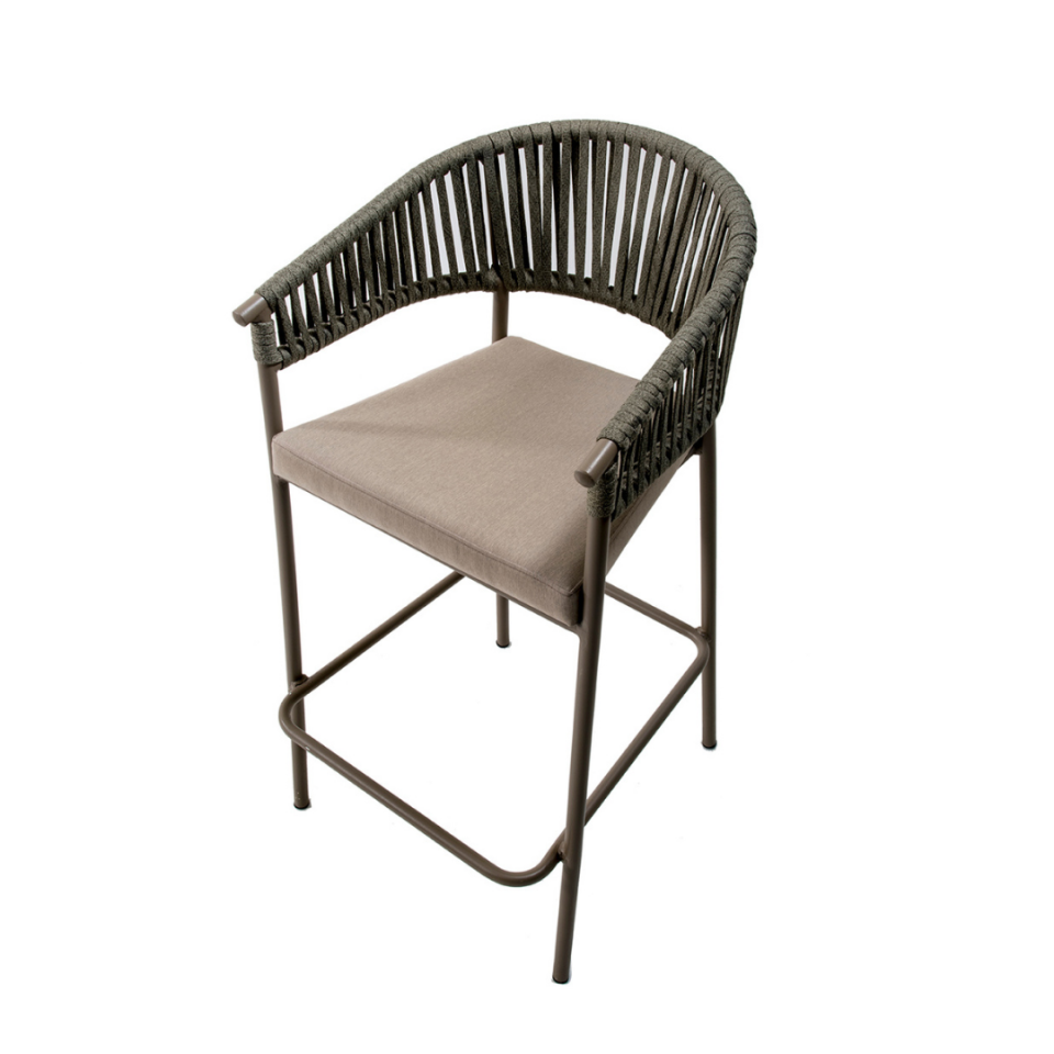Aztek Dış Mekan Örgülü Bar Sandalye