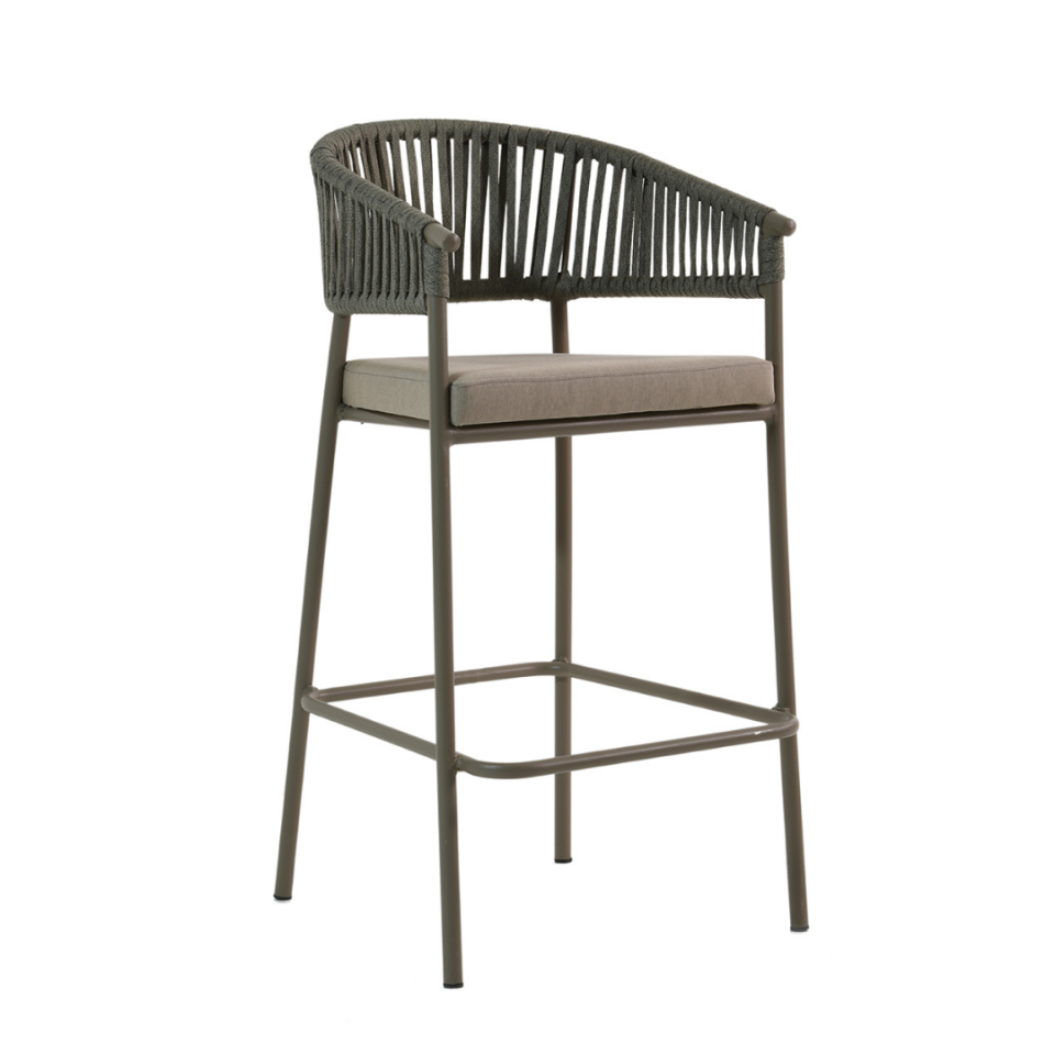 Aztek Dış Mekan Örgülü Bar Sandalye