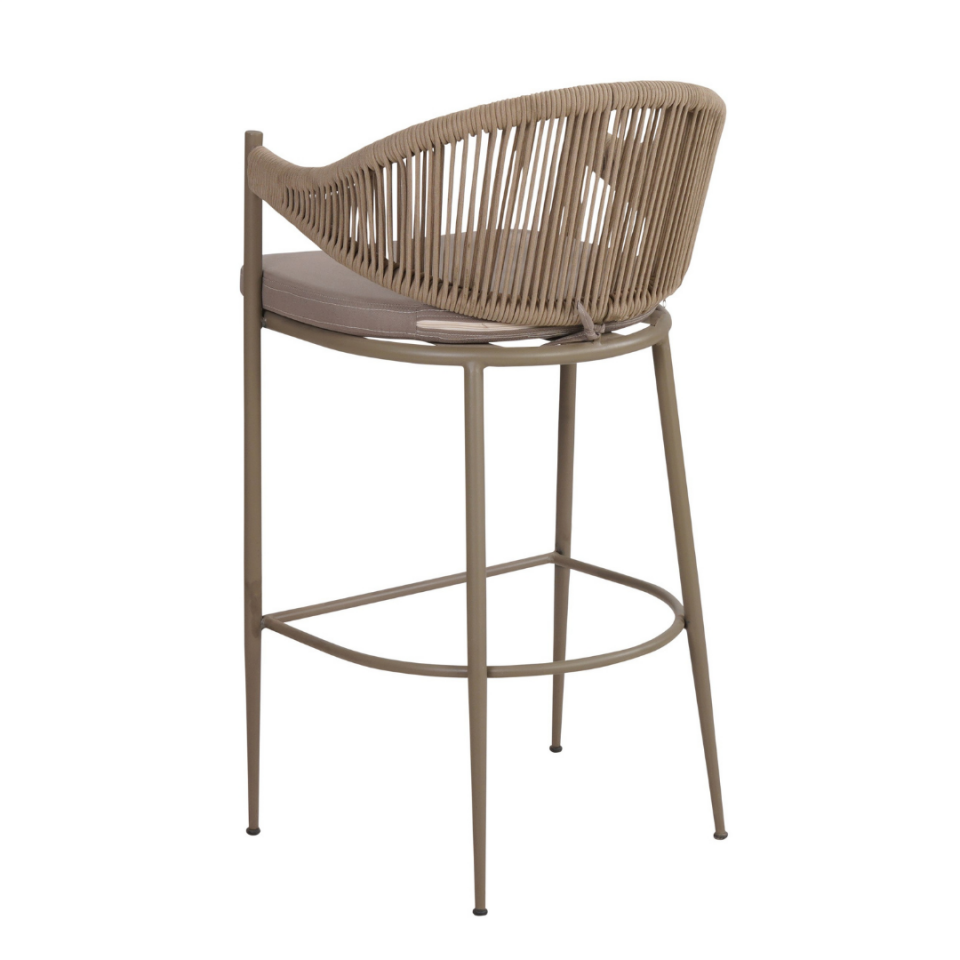 Bullet Dış Mekan Örgülü Bar Sandalyesi