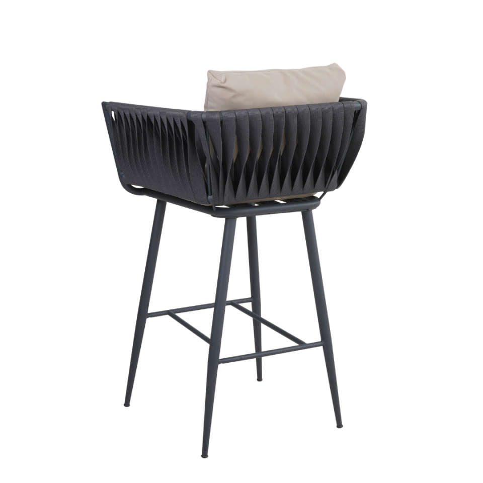 Hilly Dış Mekan Örgülü Bar Sandalye