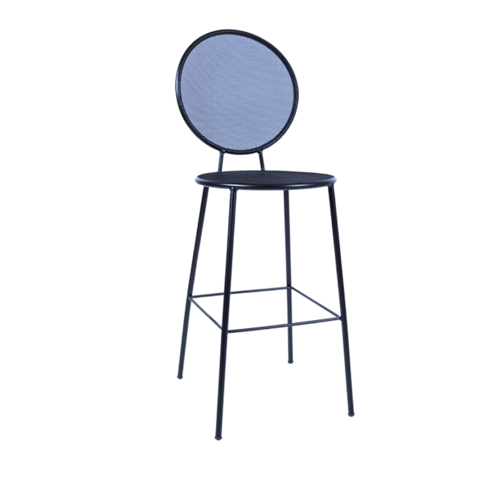 Loop Metal Dış Mekan Bar Sandalyesi