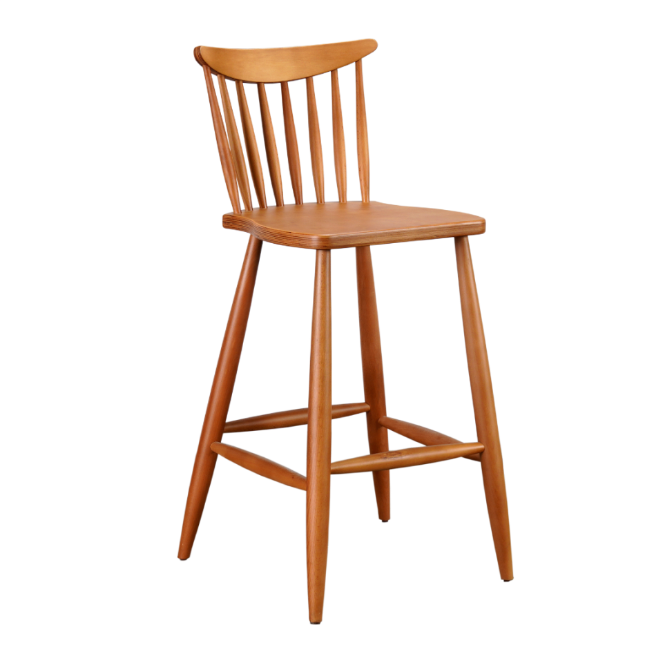 Betsy Ahşap Bar Sandalyesi