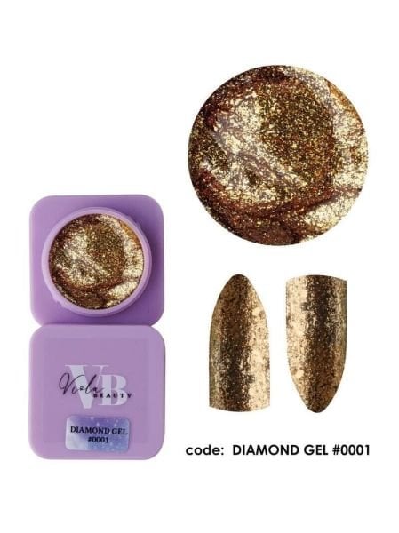 Viola Beauty Diamond Paint Gel #0001 6gr