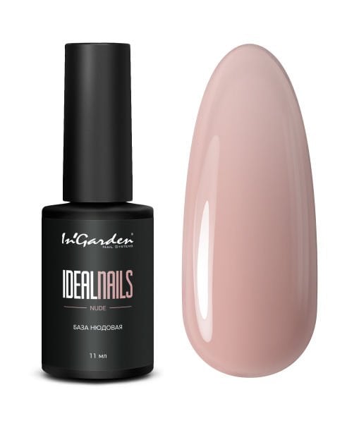 In'Garden Kauçuk/Rubber Base Coat Nude (11ml) (Kamuflaj Nude)