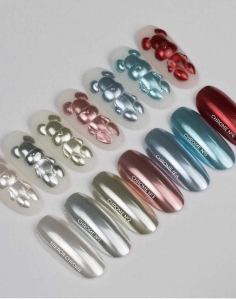 İva Nails Chrome Ayna Efekt Krom №2