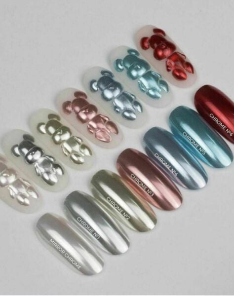 İva Nails Chrome Ayna Efekt Krom №4