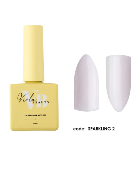 Viola Beauty Sparkling Base Coat #02 - Simli Renkli Base Coat 13 ml