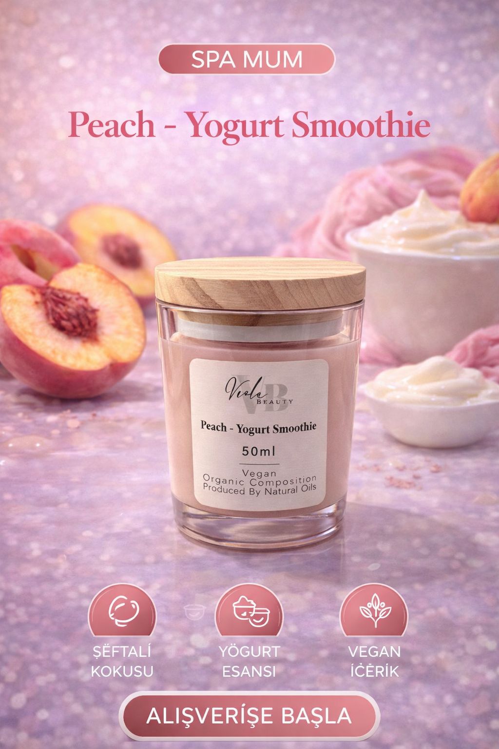 Viola Beauty Spa Mum - Peach Yogurt Smoothie - 50 ml