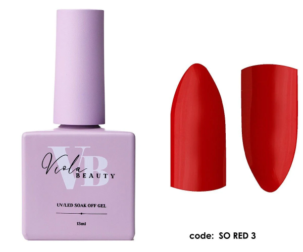 Viola Beauty Kalıcı Oje So Red #0003 13 ml